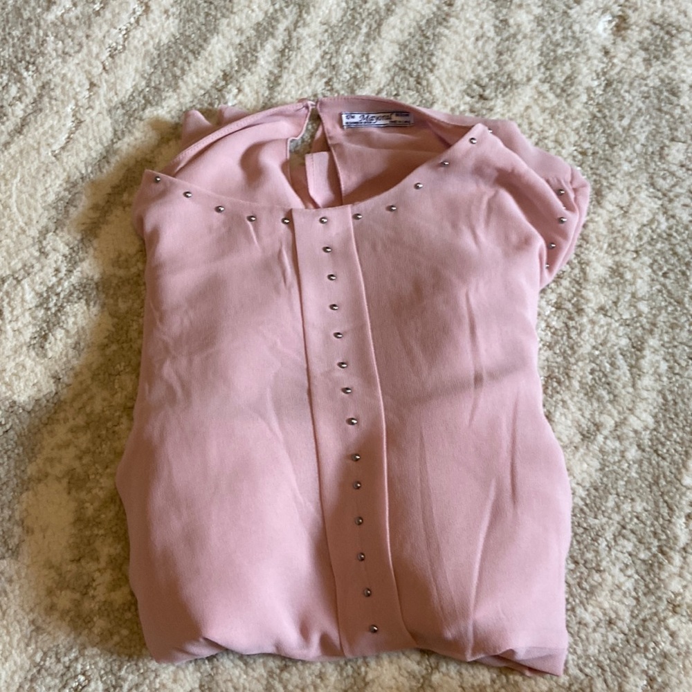 Mayoral Light Pink Long Sleeve Top
